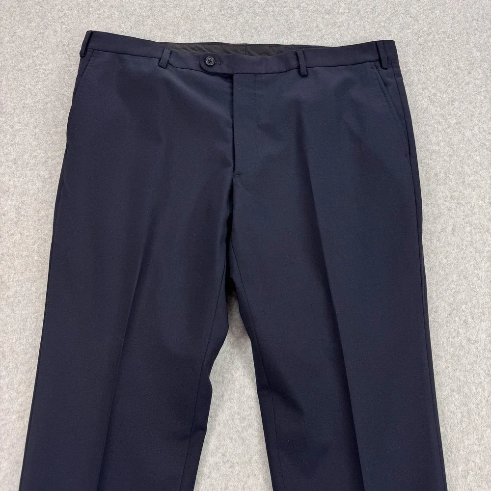John Varvatos Bedford T Dress Pants Mens 38 Black Wool Lined Office 40x31
